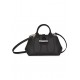 Women Longchamp Roseau Xs Handbag with Crossbody Strap Black